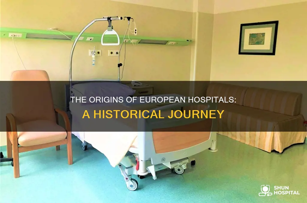 when were the first hospitals opened up in europe