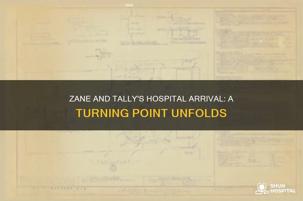 when zane and tally arrived at the hospital zane