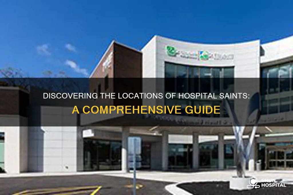 where are all the saint in hospitals located at