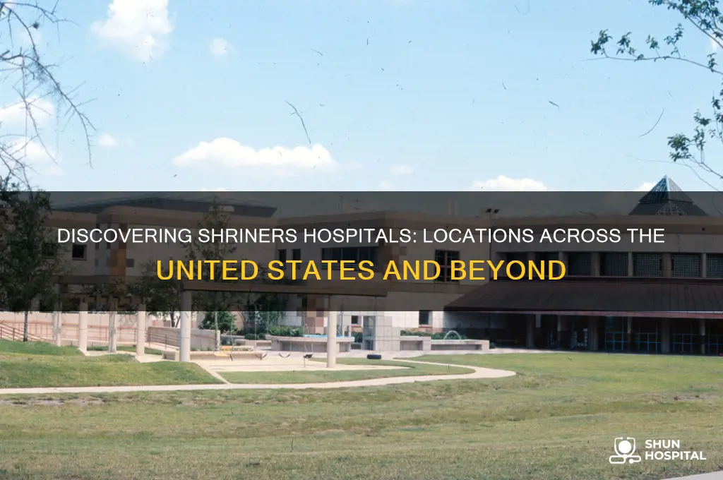 where are all the shriners hospitals located