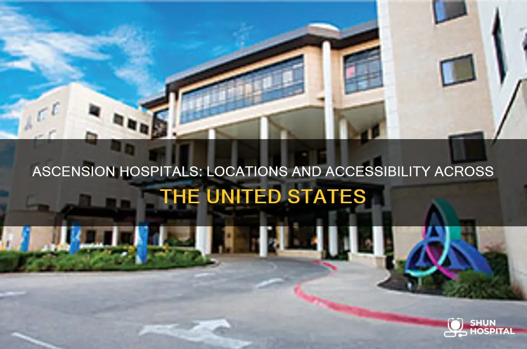 where are ascension hospitals