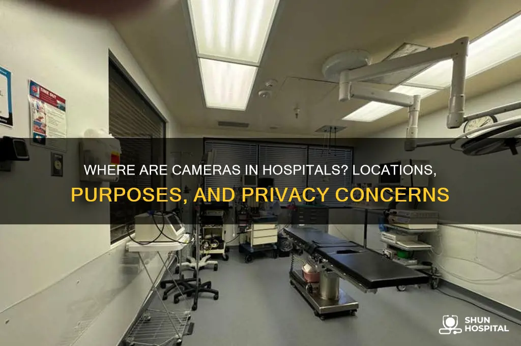 where are cameras in hospitals