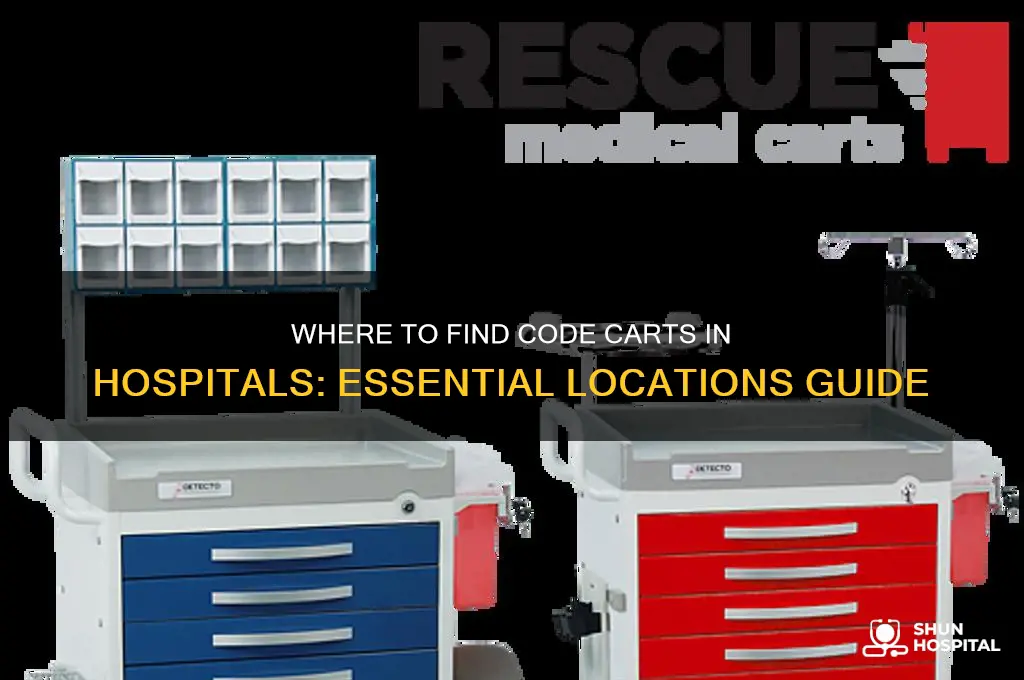where are code carts located in hospitals