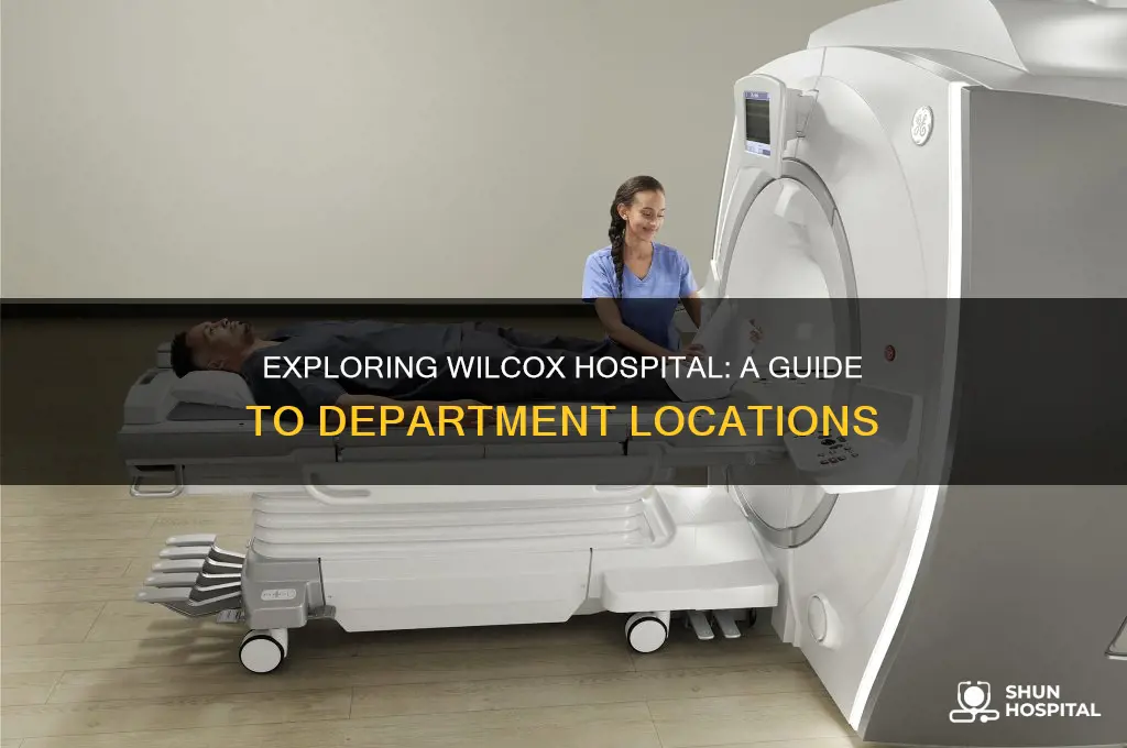 where are departments located in wilcox hospital