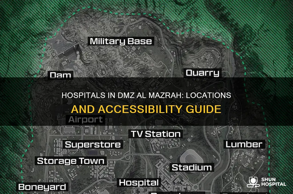 where are hospitals in dmz al mazrah