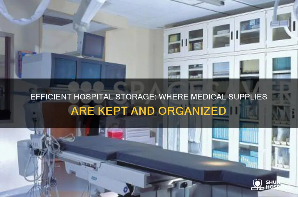 where are medical supplies stored in hospitals