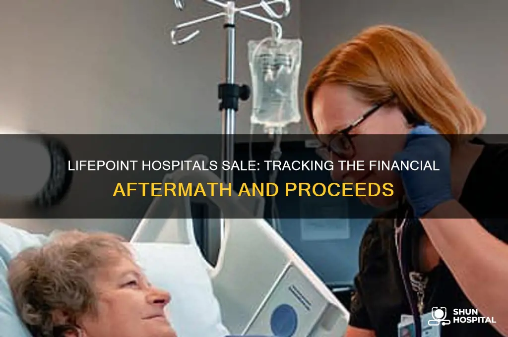 where are money from lifepoint hospitals sale