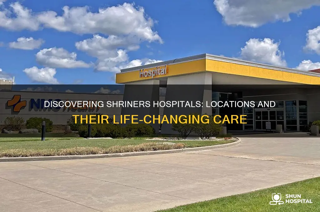 where are shriner hospitals