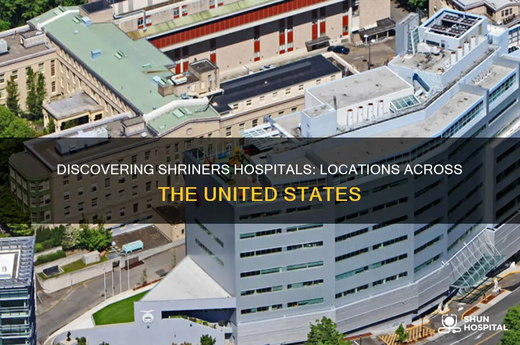 where are shriners hospitals in the us