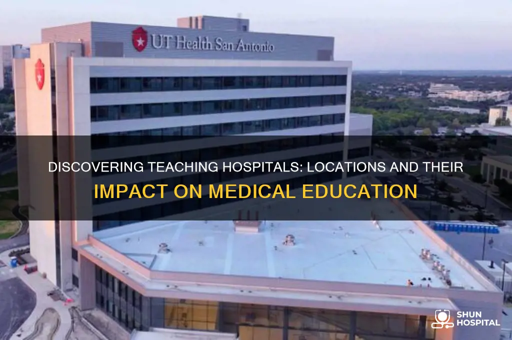 where are teaching hospitals located