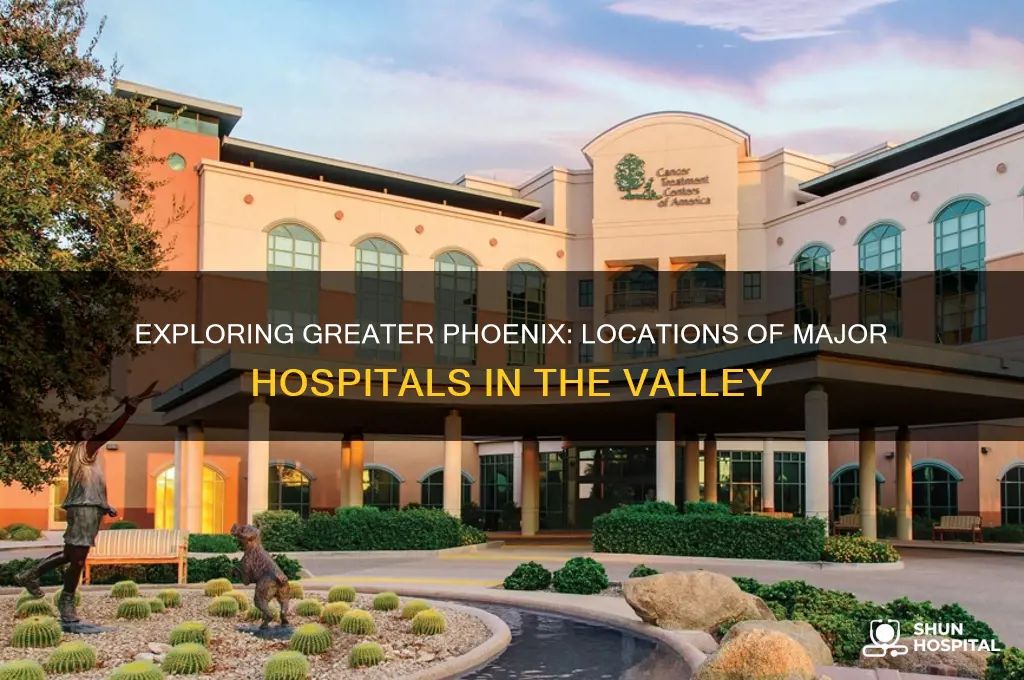 where are the major hospitals in the greater phoenix area