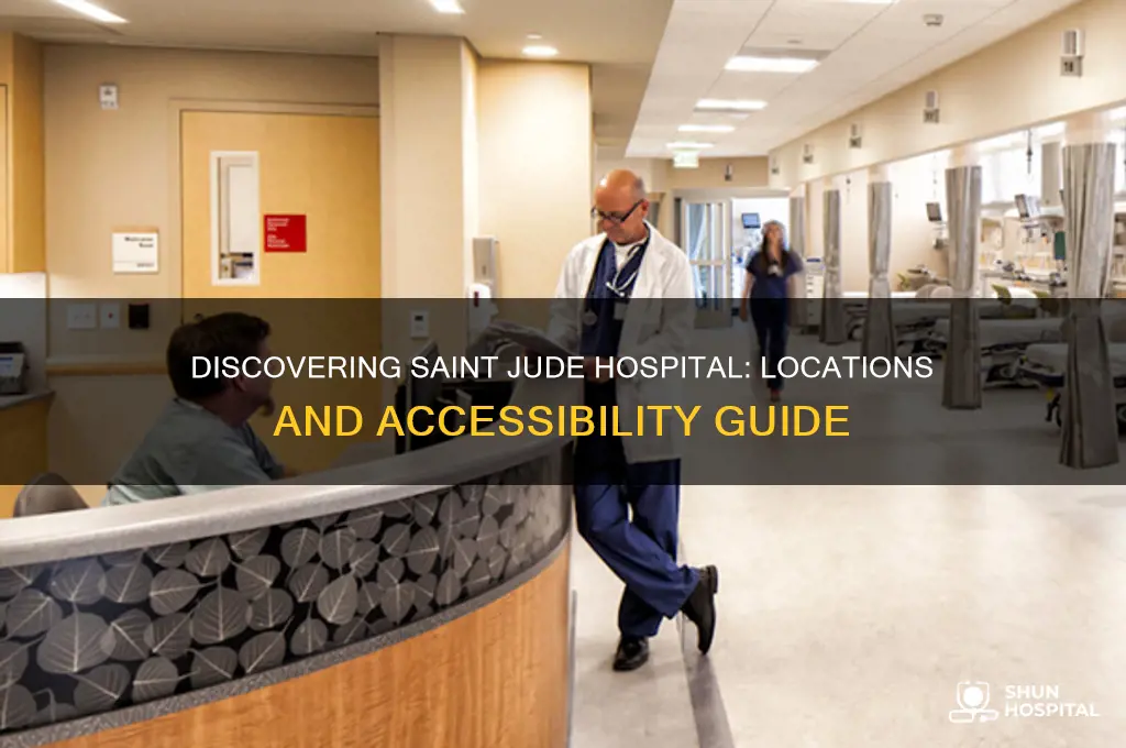 where are the saint jude hospital located