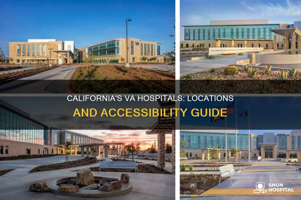where are the va hospitals in california