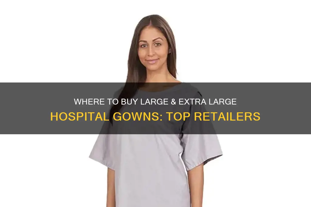 where ca i buy large & extra large hospital gowns