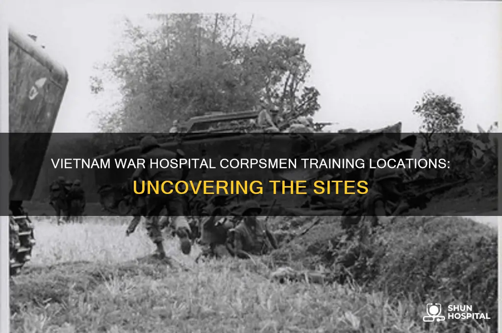 where did hospital corpsmen train during vietnam