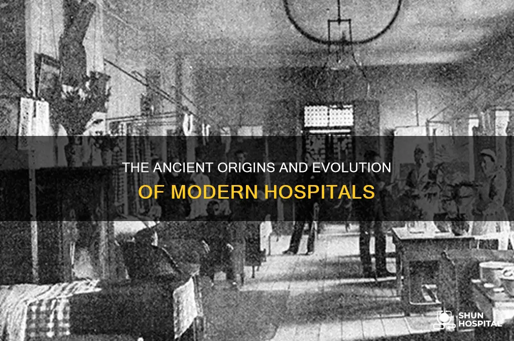 where did hospitals come from