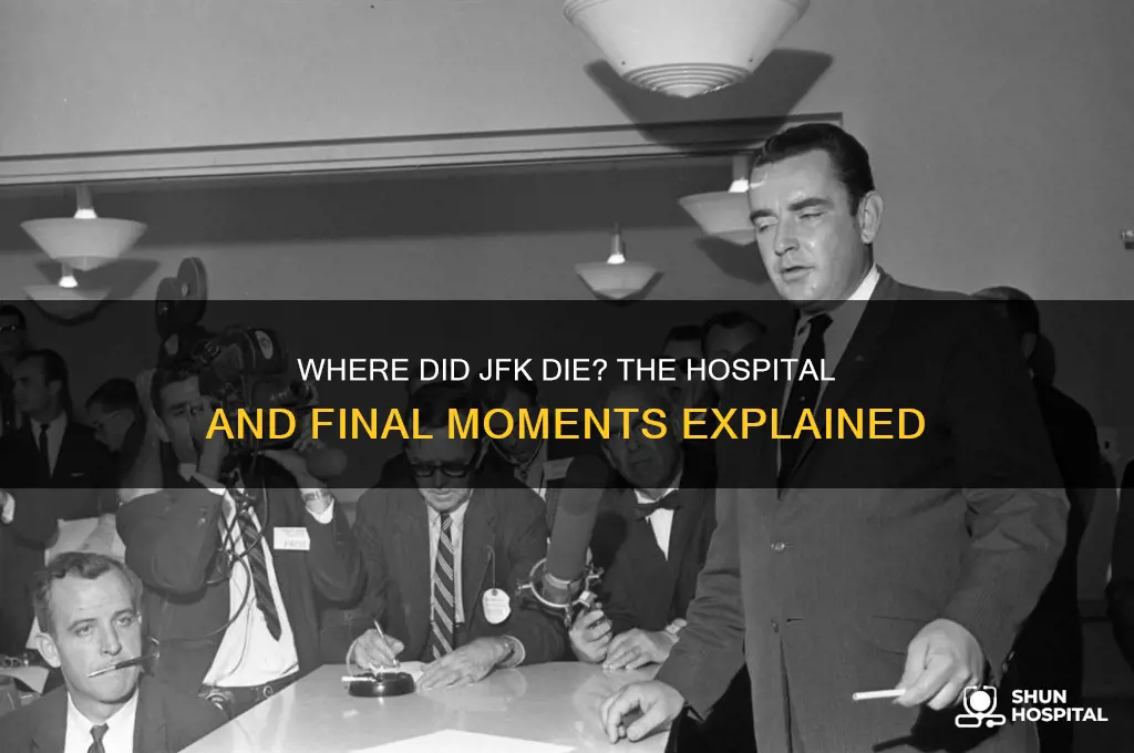where did jfk die hospital