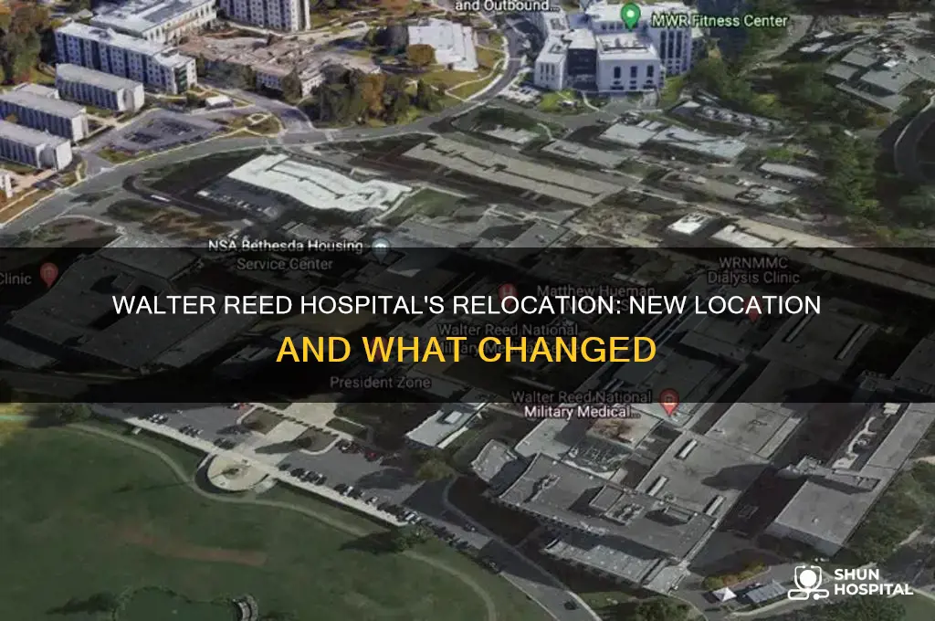 where did walter reed hospital moved to
