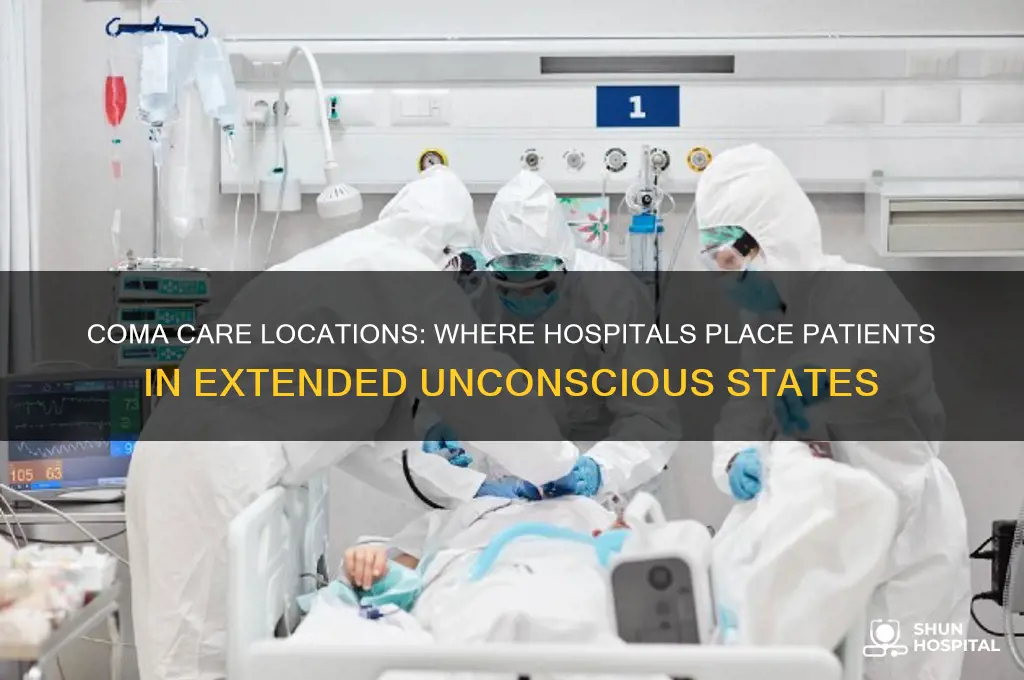 where do hospitals put people in comas