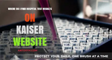 How to Access Your Hospital Test Results on Kaiser's Website
