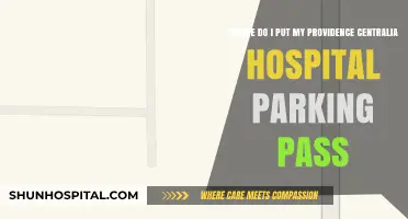 Providence Centralia Hospital Parking Pass Placement Guide: Where to Put It