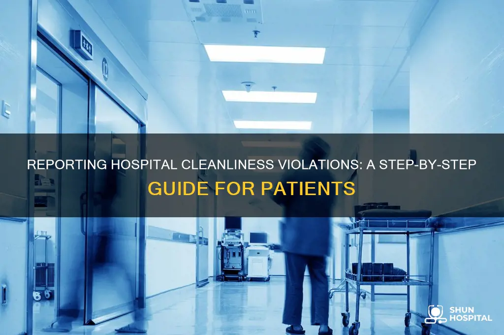 where do i report cleanliness violations about a hospital