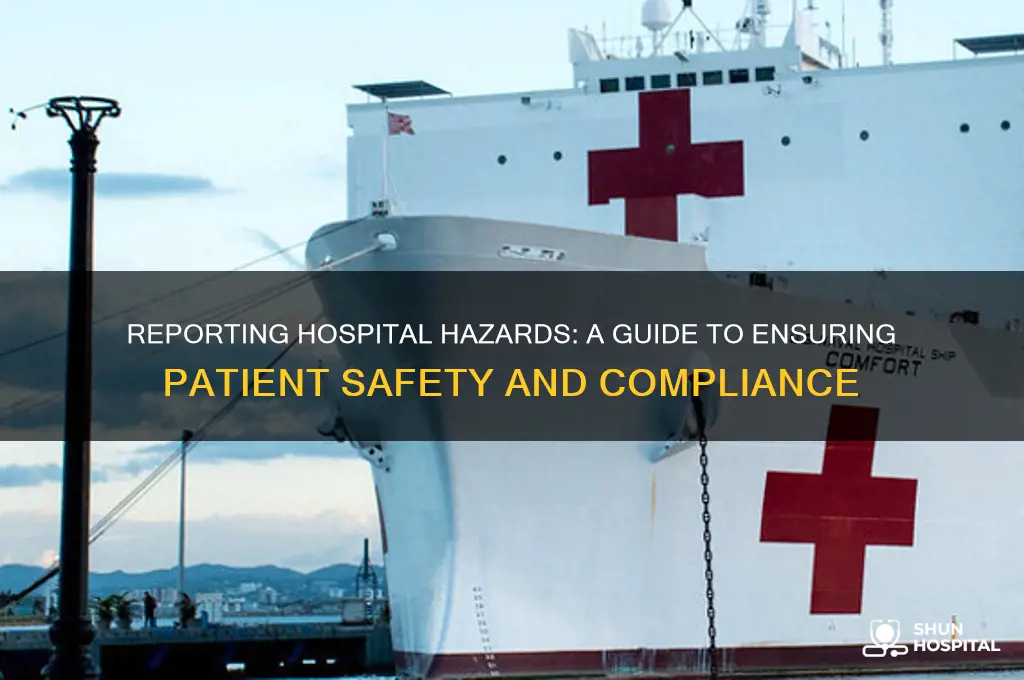 where do i report hazardous violations about a hospital