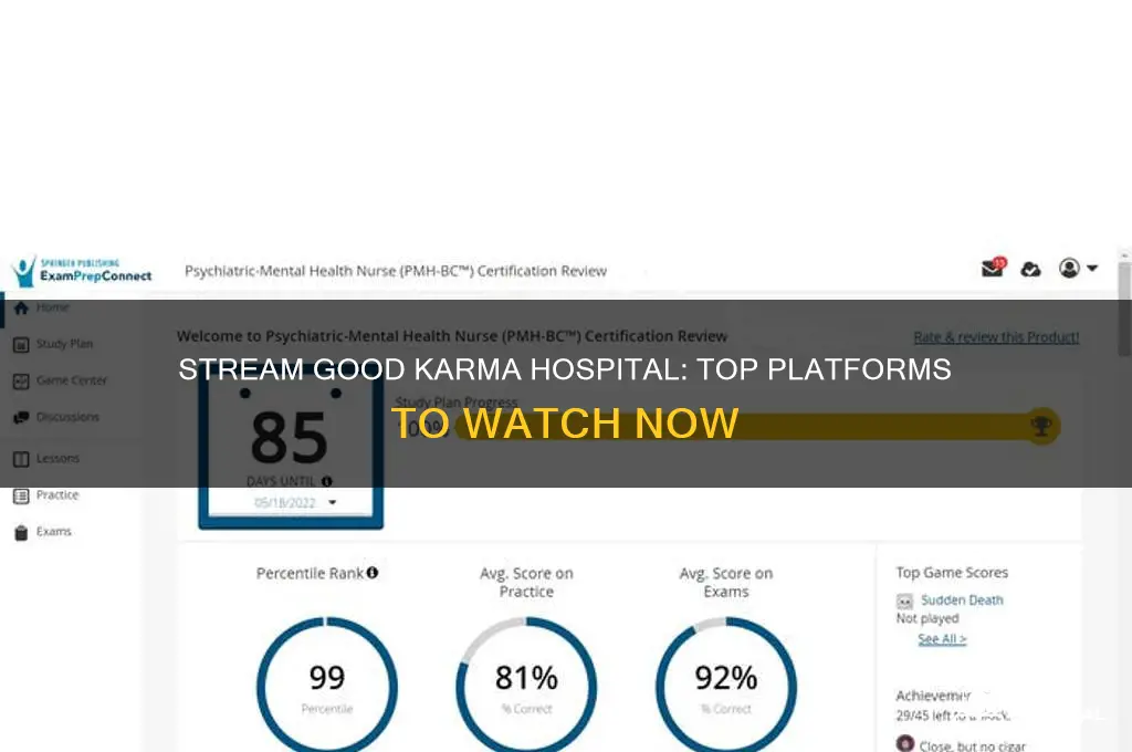 where do i stream good karma hospital