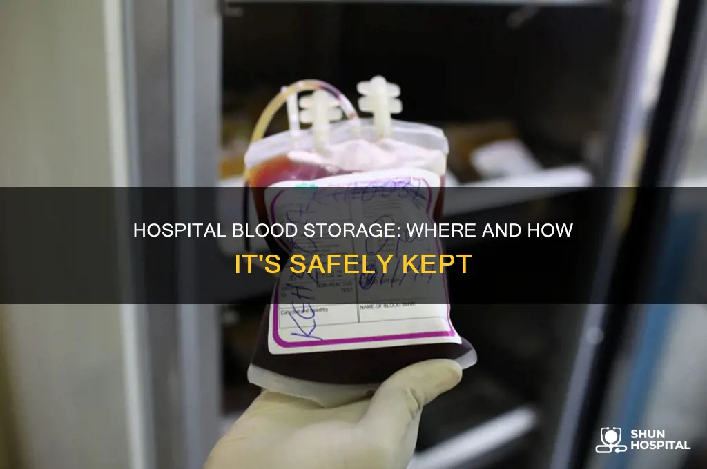 where do they keep blood in hospitals