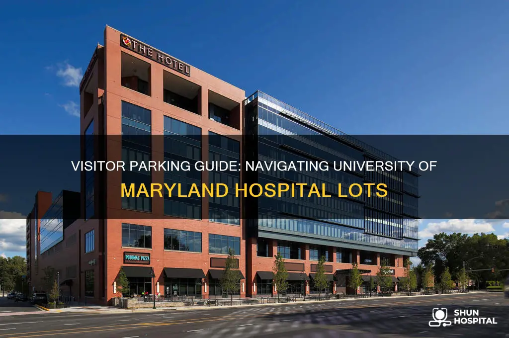 where do you parking at university of maryland hospital visitor