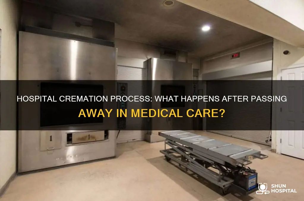 where does creamation occur when you die in a hospital