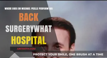 Dr. Michael Peelle's Back Surgery: Hospital Location Revealed
