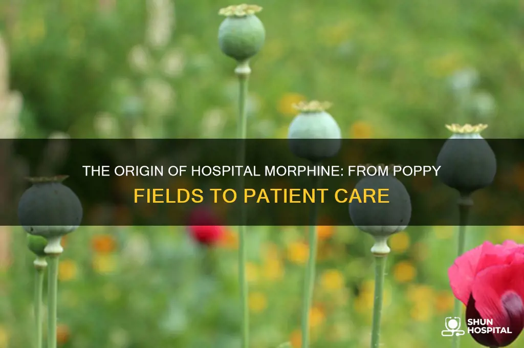 where does morphine in hospitals come from