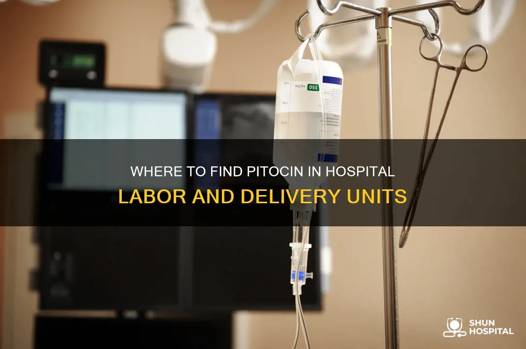 where in a hospital setting would you find pitocin