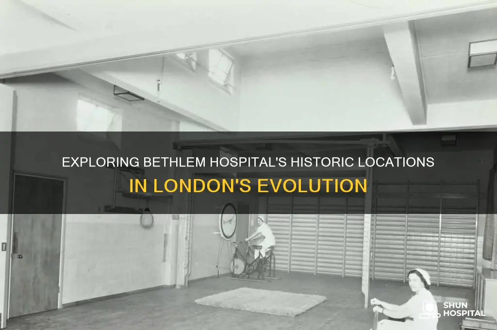 where in london was the bethlem hospital