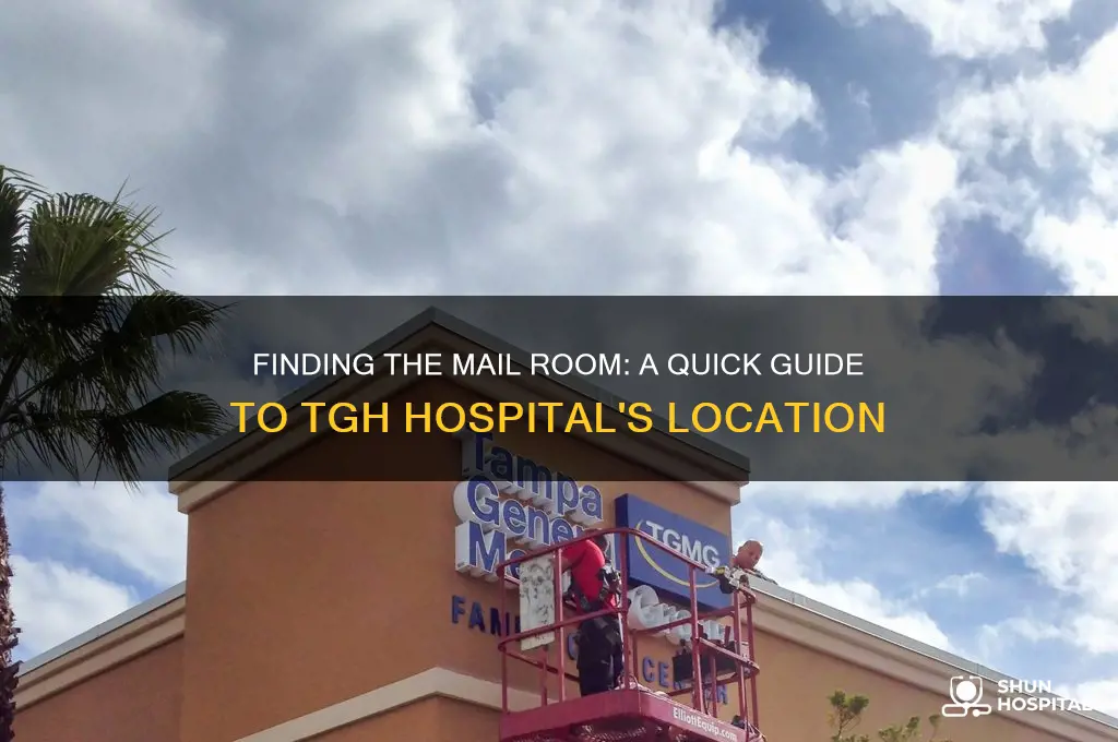 where in tgh hospital is the mail room located