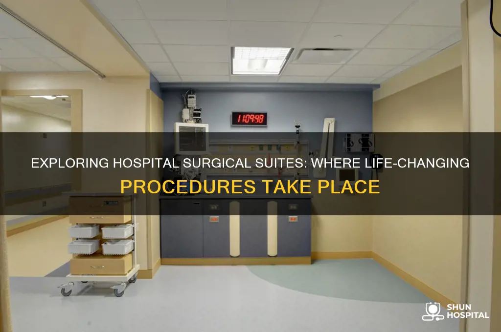 where in the hospital are surgery performed
