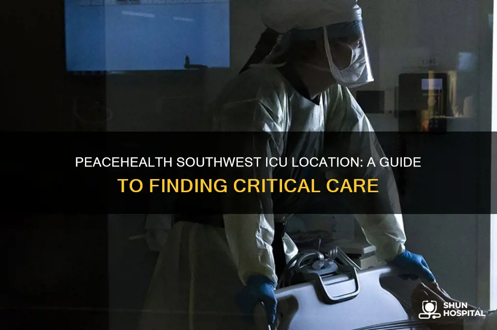 where in tne hospital peacehealth southwest is the icu