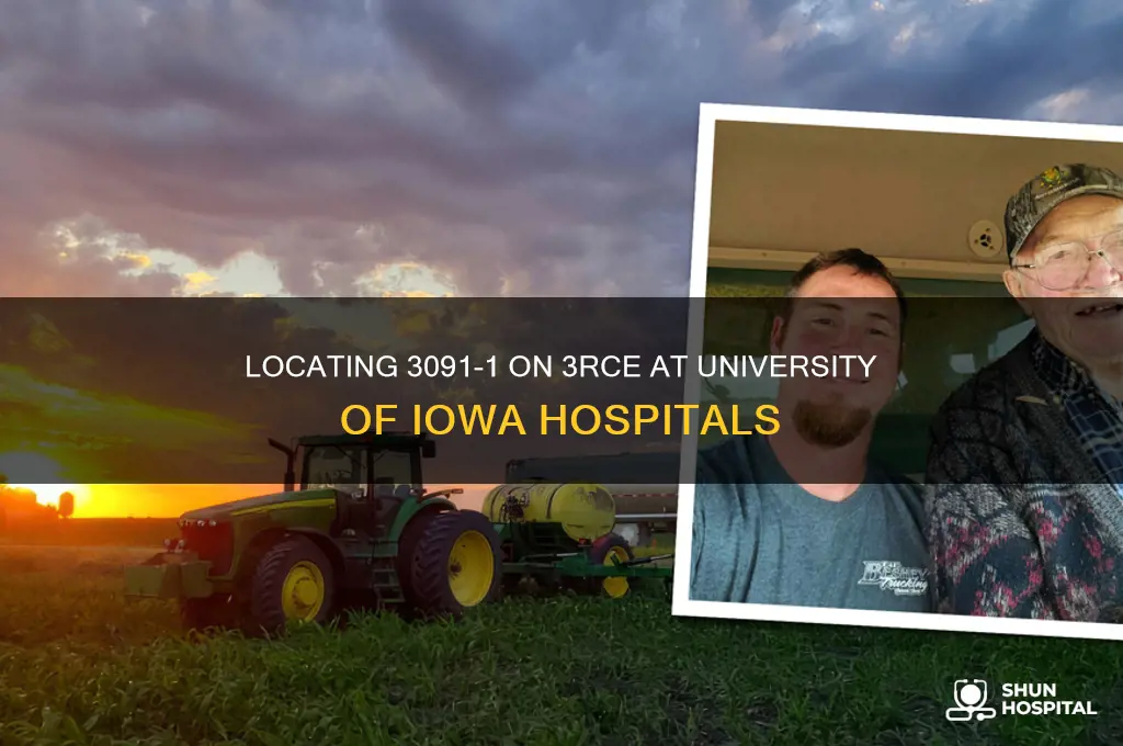 where is 3091-1 on 3rce at university of iowa hospitals