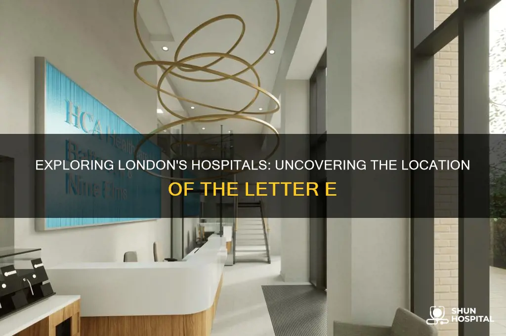 where is a e in london hospitals