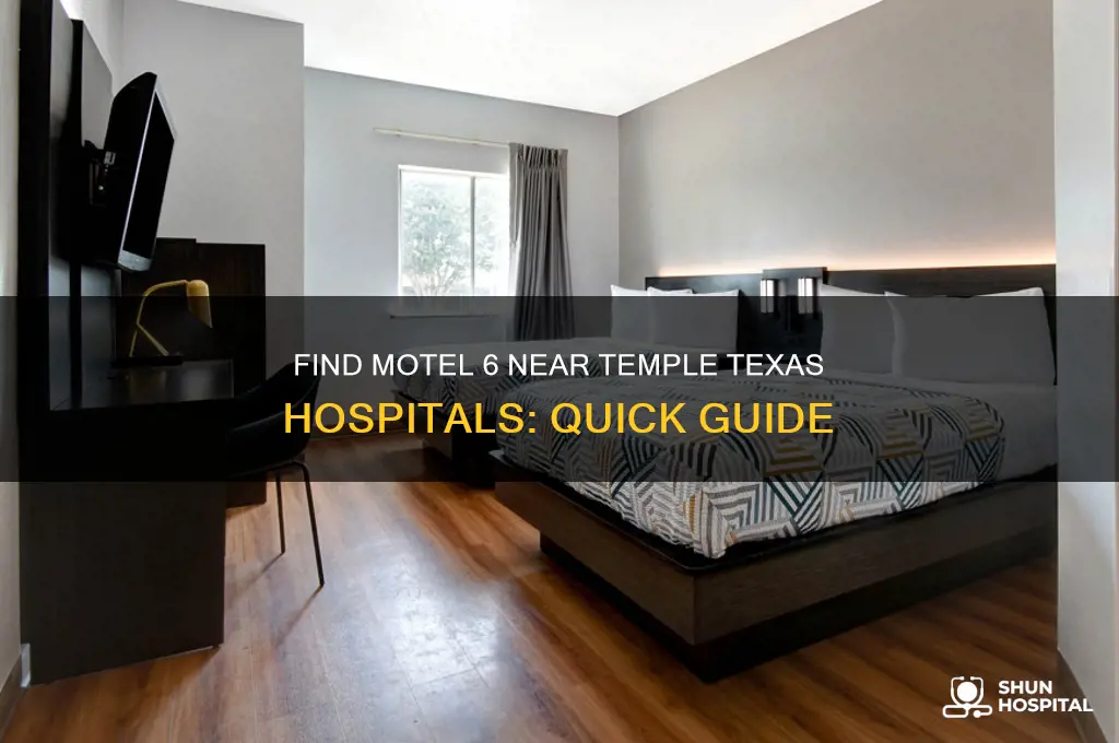 where is a motel six near hospital in temple texas