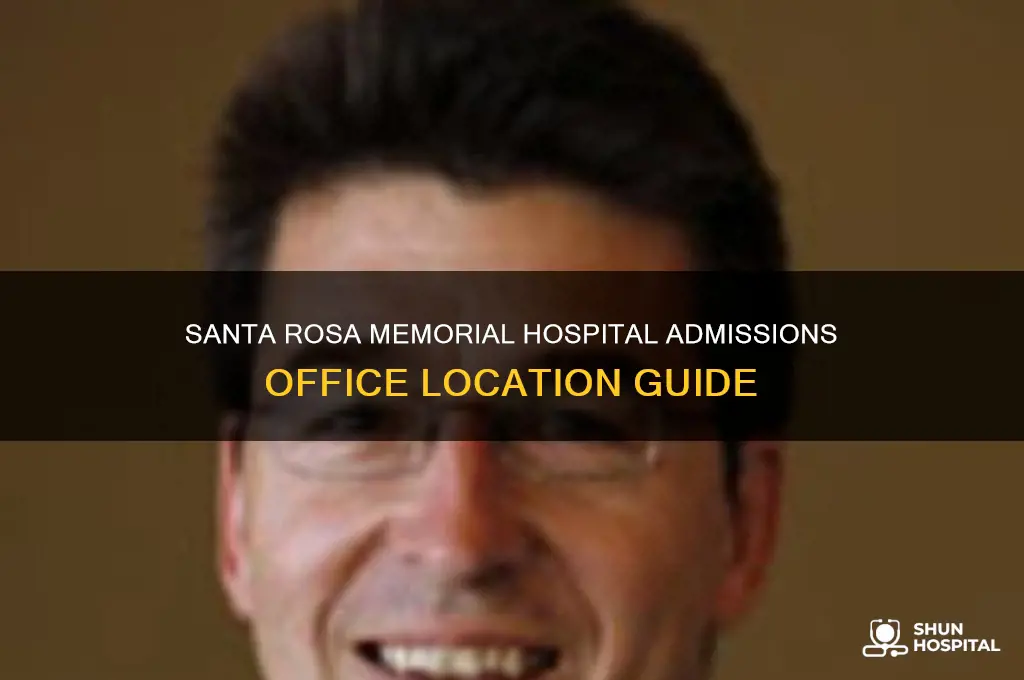 where is admissions located at santa rosa memorial hospital