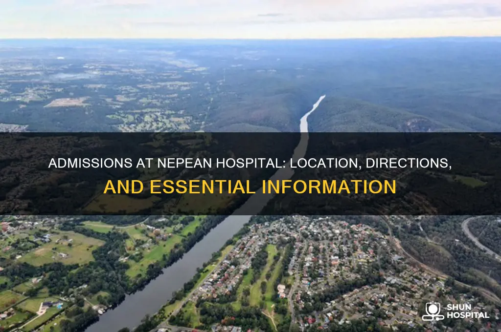 where is admissions nepean hospital