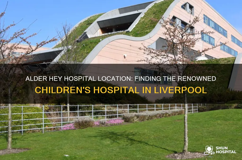 where is alder hey hospital