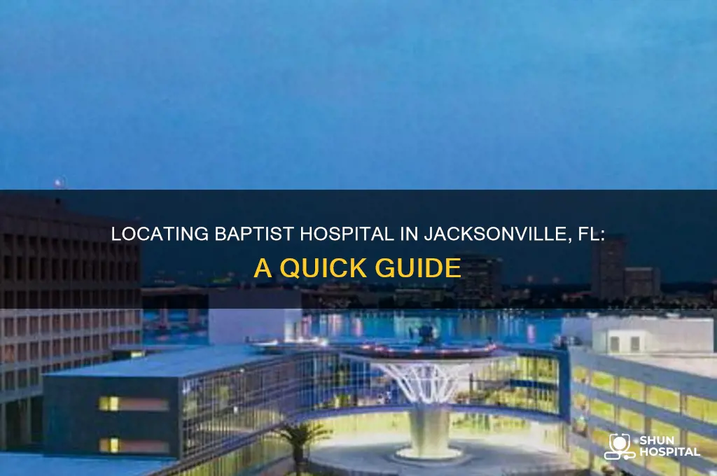 where is baptist hospital in jacksonville fl
