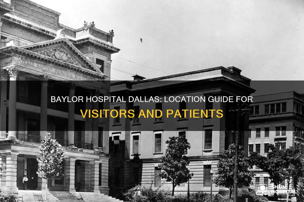 where is baylor hospital in dallas tx