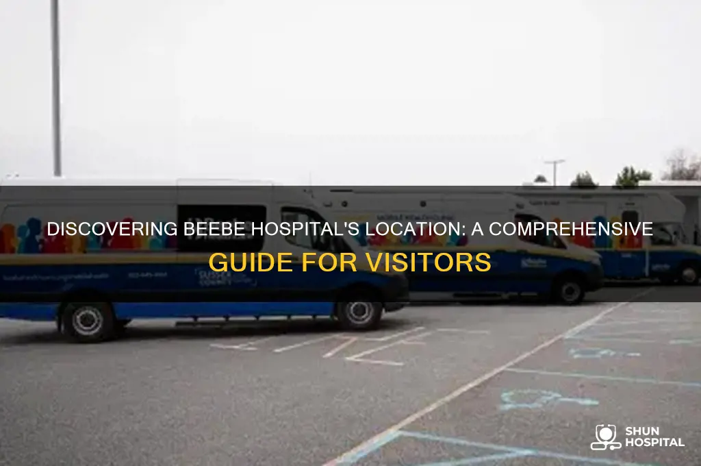 where is beebe hospital