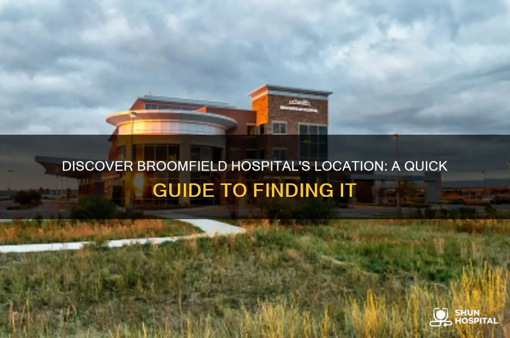 where is broomfield hospital
