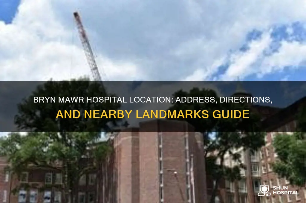 where is bryn mawr hospital