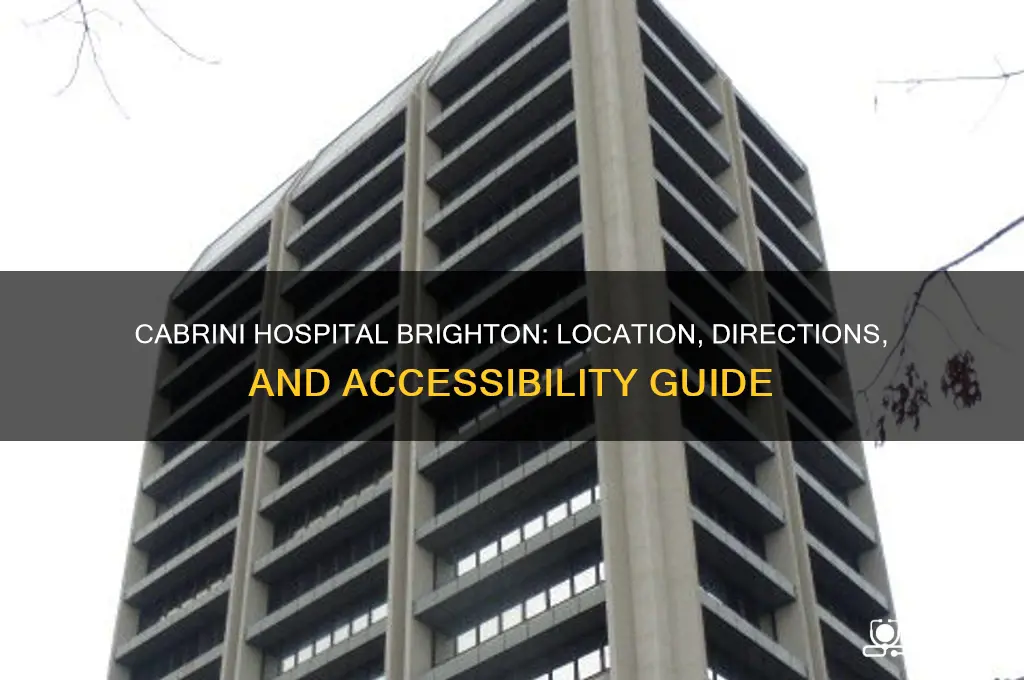 where is cabrini hospital brighton